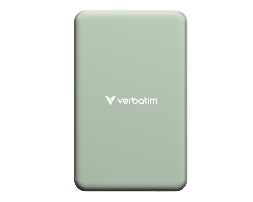Външна батерия Verbatim Charge 'n' Go Essentials Power Bank Magnetic Wireless 5000mAh Green 3
