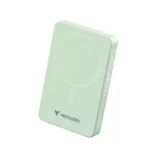  Verbatim Charge 'n' Go Essentials Power Bank Magnetic Wireless 10000mAh Green 799734 32228 на топ цена - PIC.bg