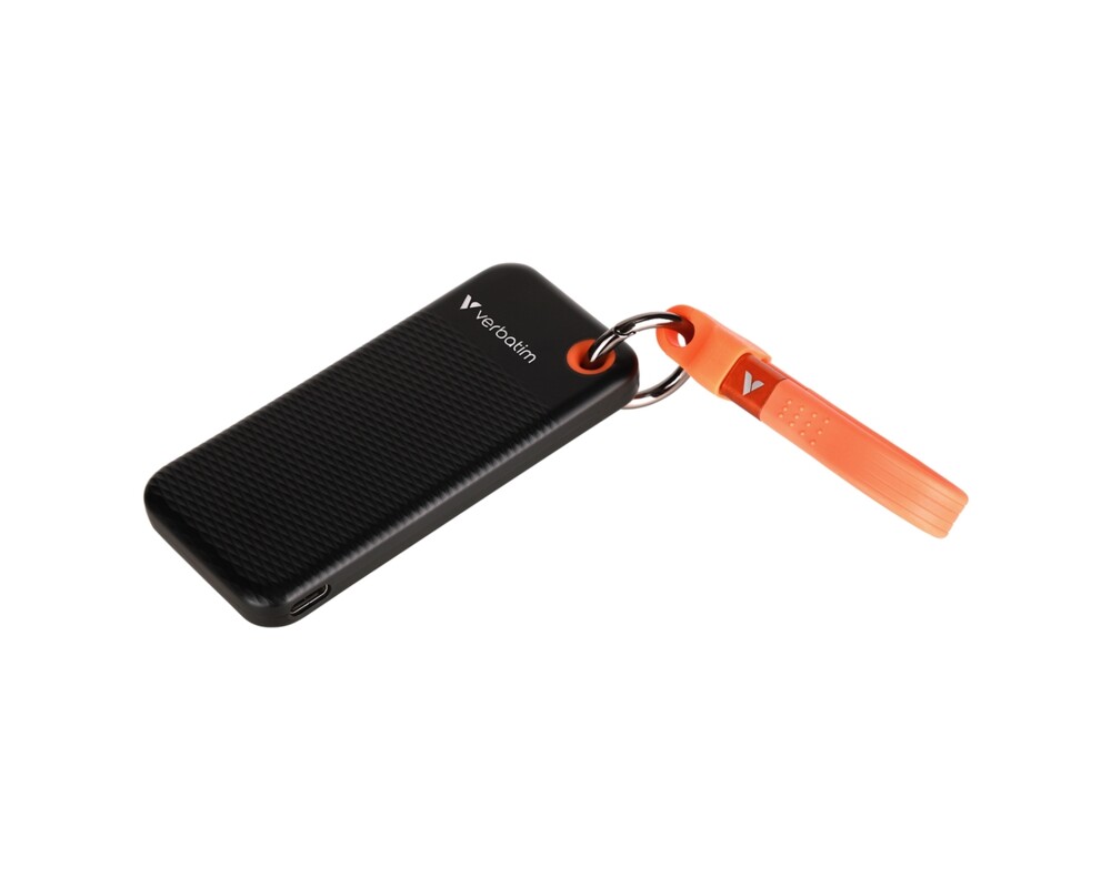 SSD Verbatim Pocket SSD USB 3.2 Gen 2 2TB Black/Orange 3