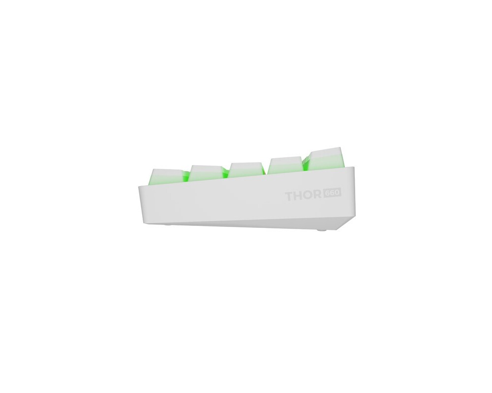 Клавиатура Genesis Mechanical Gaming Keyboard Thor 660 G2 Wireless RGB Backlight WHITE GATERON RED 5
