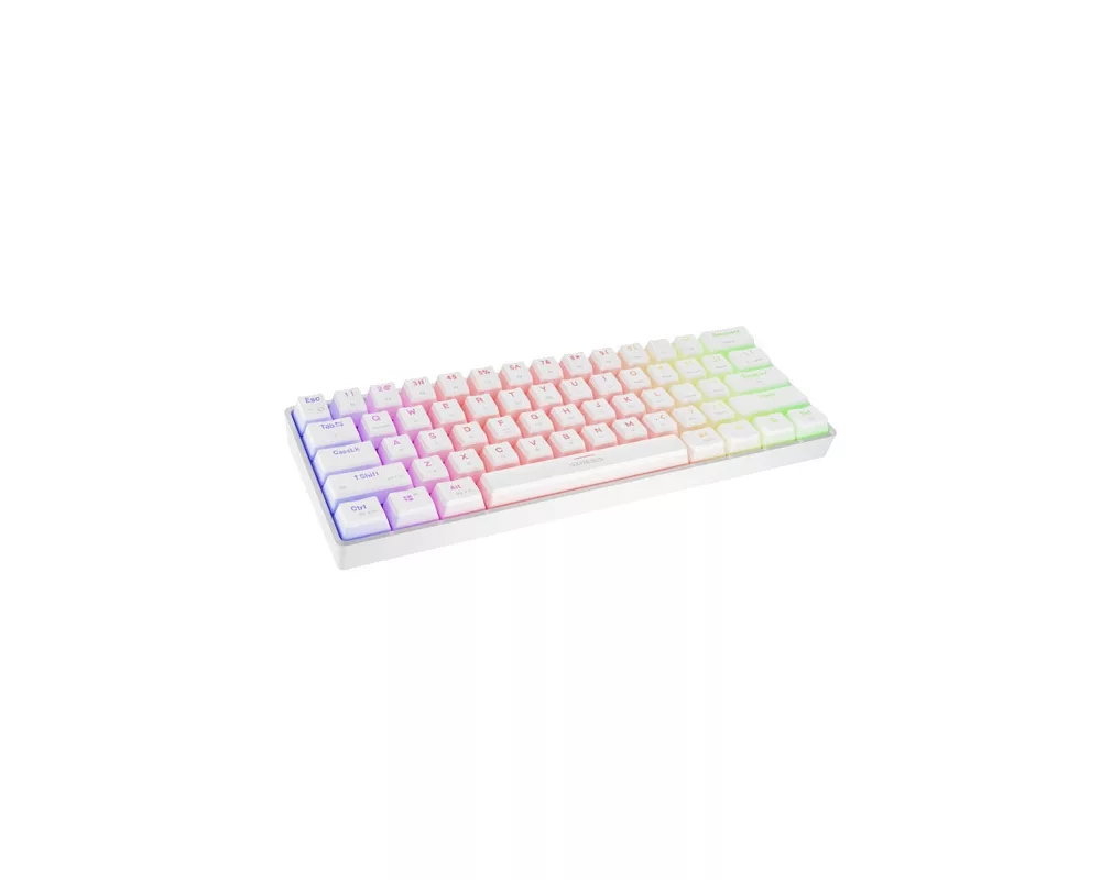 Клавиатура Genesis Mechanical Gaming Keyboard Thor 660 G2 Wireless RGB Backlight WHITE GATERON RED 2