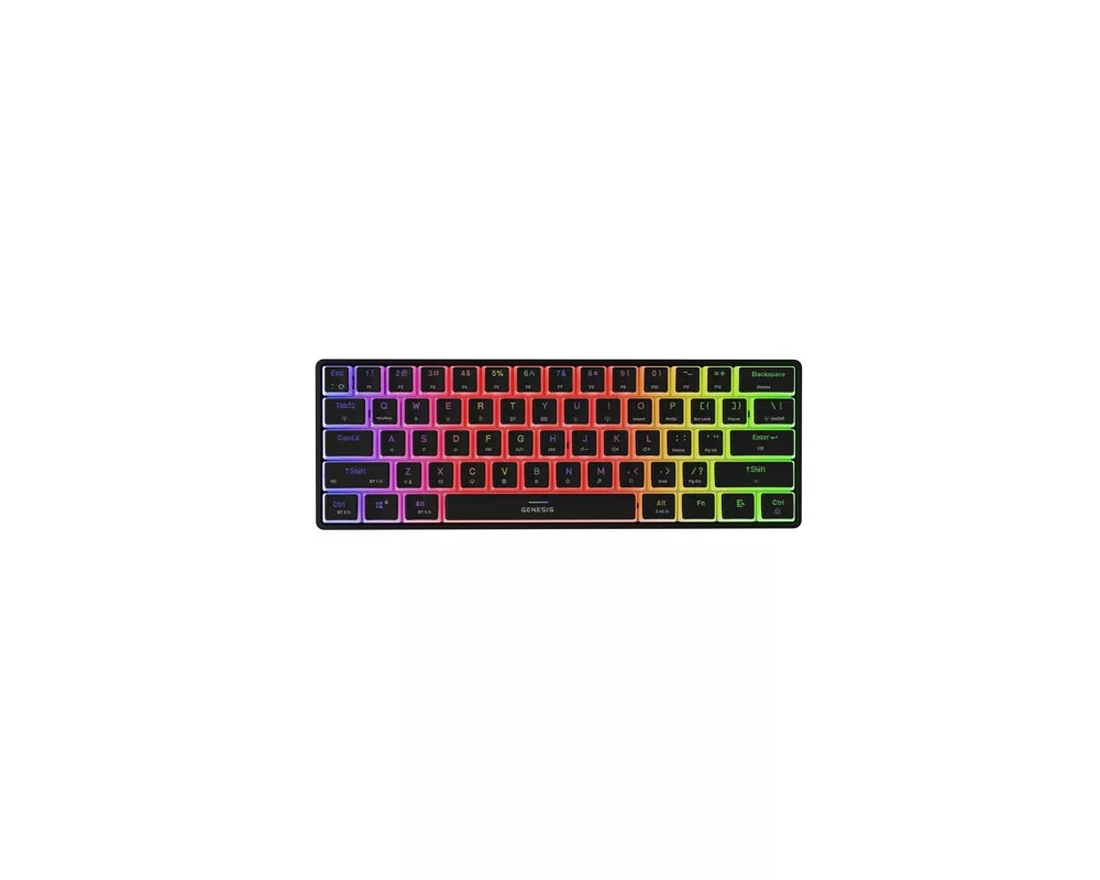 Клавиатура Genesis Mechanical Gaming Keyboard Thor 660 G2 Wireless RGB Backlight BLACK GATERON RED 4
