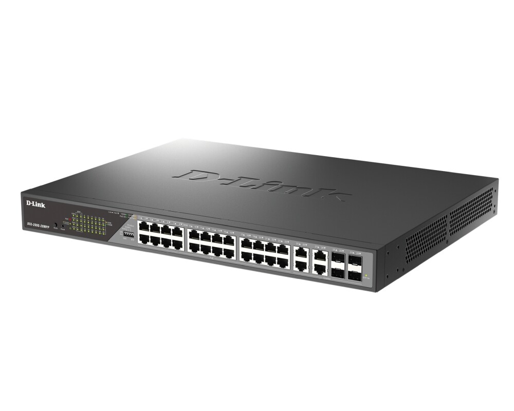 Switch (Комутатор) D-Link 28-Port Gigabit Ethernet PoE++ Surveillance Switches 2