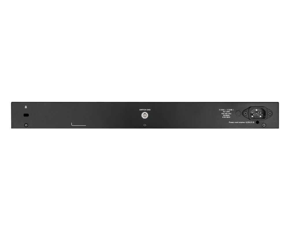 Switch (Комутатор) D-Link 24-port Gigabit PoE Smart Managed Switch with 4x 10G SFP+ ports 3
