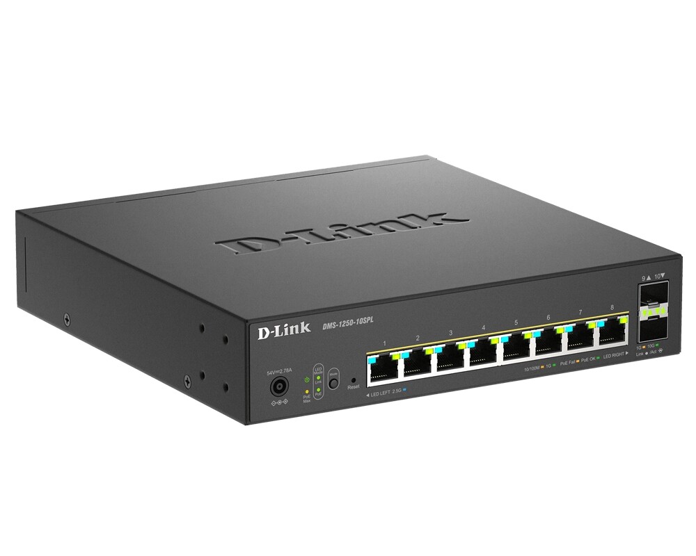 Switch (Комутатор) D-Link 8-Port 2.5G Base-T PoE 2