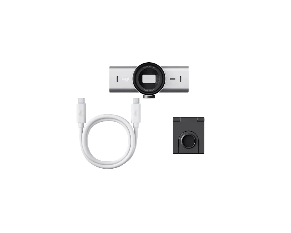 Уеб камера Logitech MX Brio - B2C Pale Grey 3