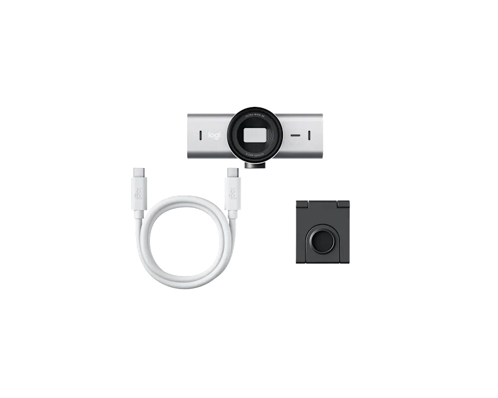 Уеб камера Logitech MX Brio - B2C Pale Grey 3
