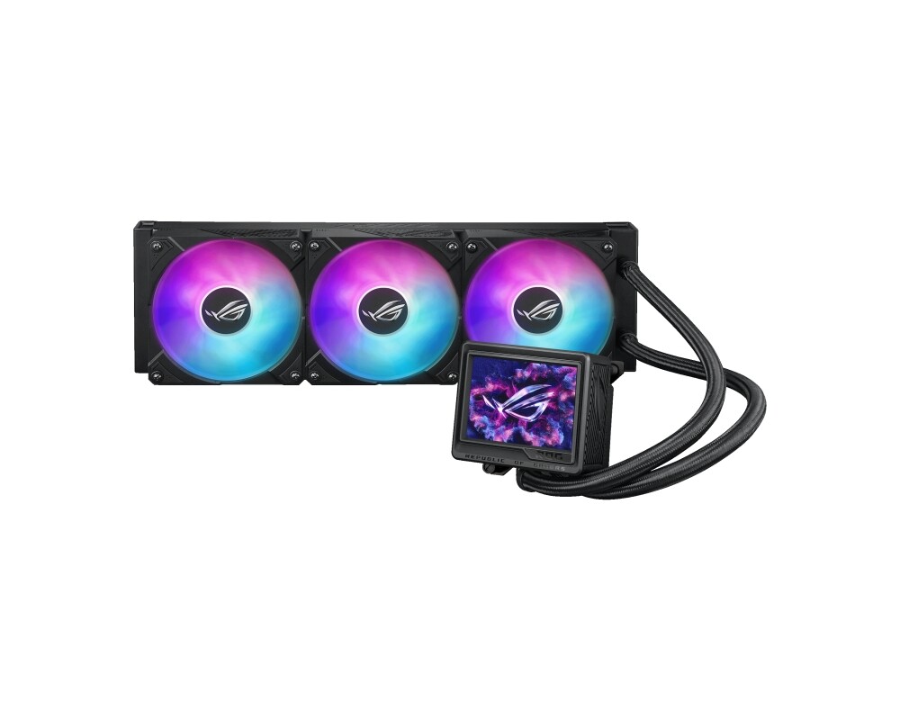 Охладител за процесор ASUS ROG RYUJIN III 360 ARGB EXTREME 3.5" LCD Display 12