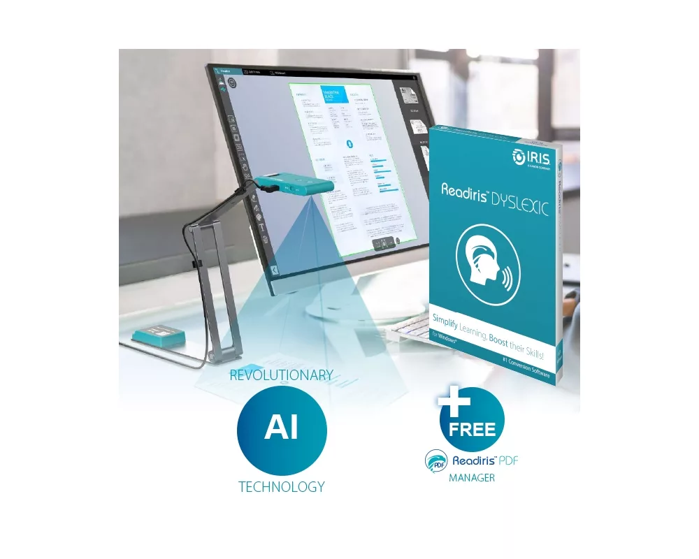 Скенер IRIScan Visualizer 7 Dyslexic 5