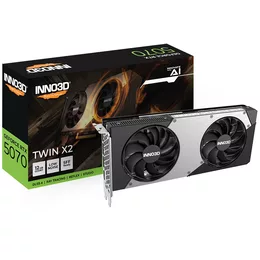  Inno3D GeForce RTX 5070 12GB GDDR7 Twin X2 806306 N50702-12D7-195064N на топ цена - PIC.bg