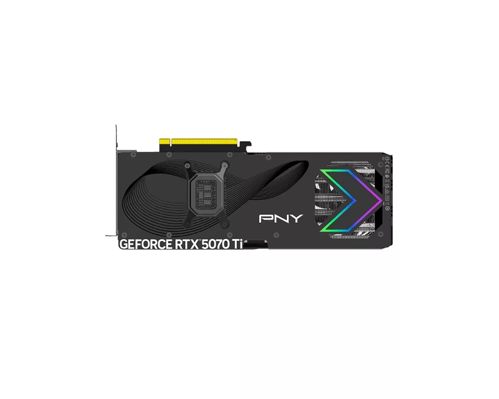 Видеокарта PNY GeForce RTX 5070 Ti 16GB ARGB Triple Fan OC 9
