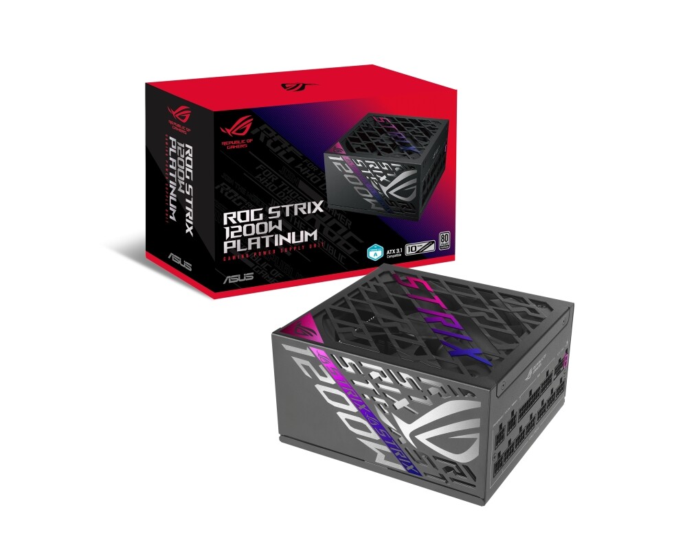 Захранване ASUS ROG STRIX 1200W, 80+ Platinum PCIe 5.0, Fully Modular 16
