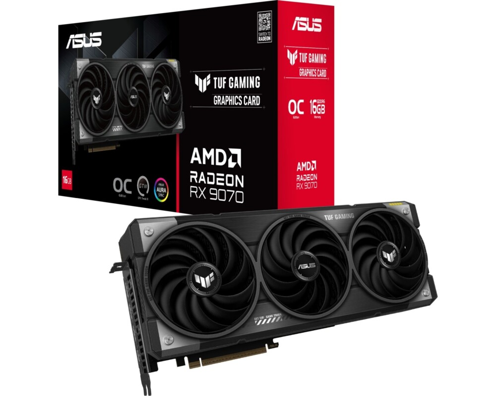 Видеокарта ASUS TUF Gaming RADEON RX 9070 OC 16GB GDDR6 15