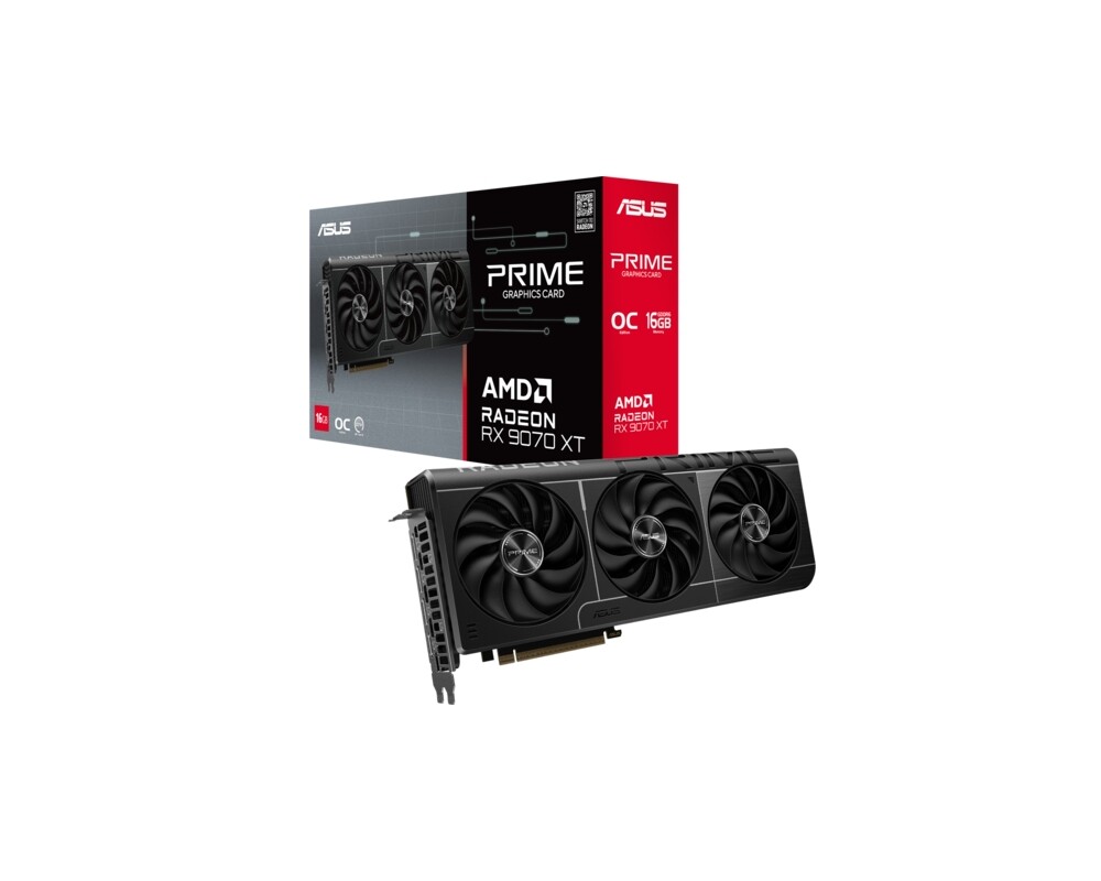 Видеокарта ASUS PRIME RADEON RX 9070 XT OC 16GB GDDR6 10