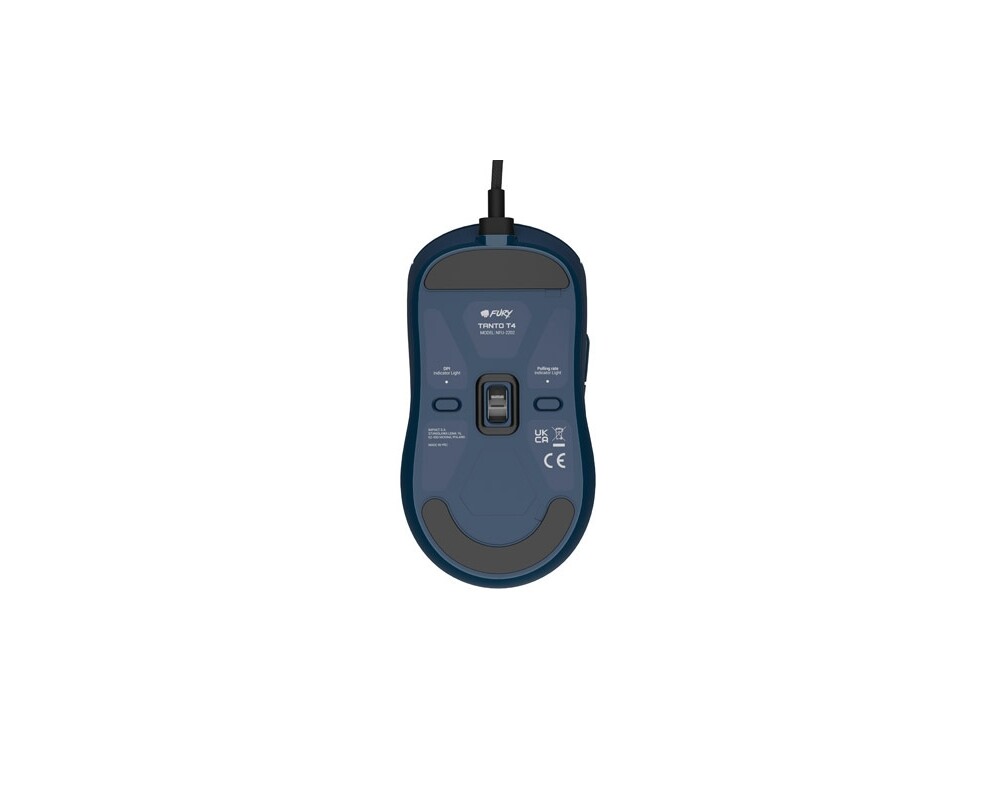 Мишка Fury Gaming Mouse Tanto T4 12000DPI Optical With Software RGB Backlight Blue 5