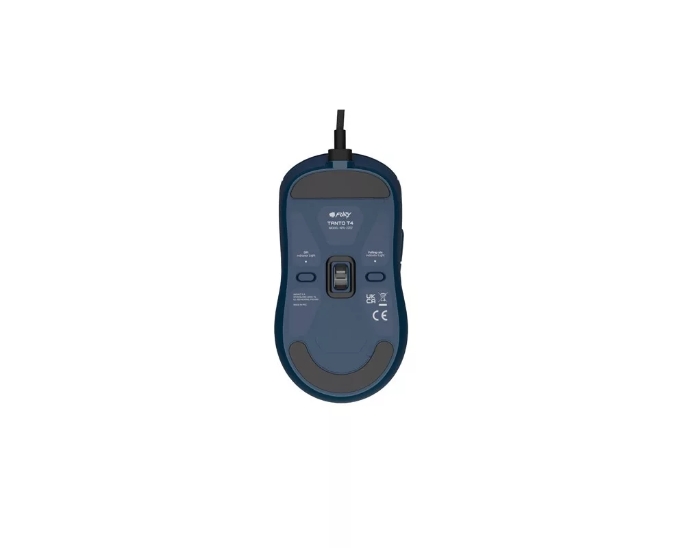 Мишка Fury Gaming Mouse Tanto T4 12000DPI Optical With Software RGB Backlight Blue 5