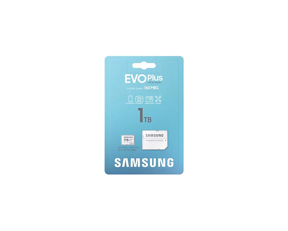 Флаш карта Samsung 1TB micro SD Card EVO Plus with Adapter 8