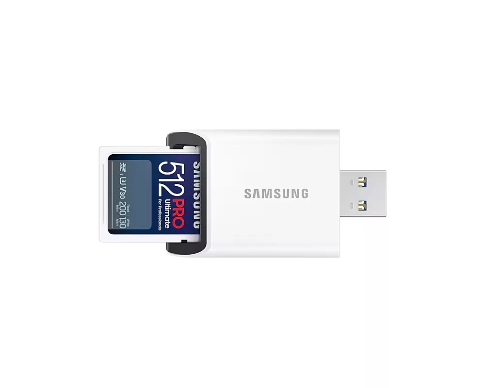 Флаш карта Samsung 512GB SD Card PRO Ultimate with USB Reader 5