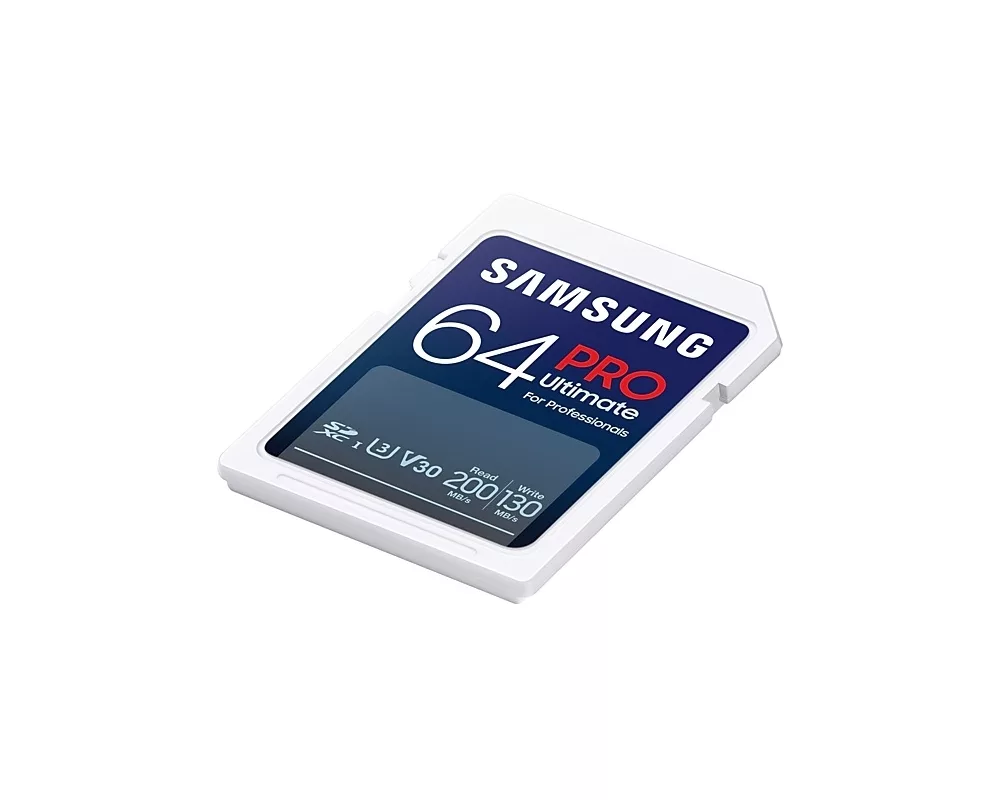 Флаш карта Samsung 64GB SD Card PRO Ultimate with USB Reader 4