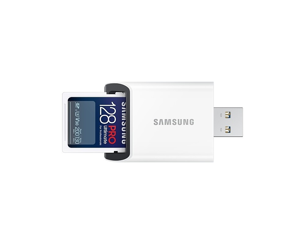 Флаш карта Samsung 128GB SD Card PRO Ultimate with USB Reader 5