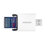 Флаш карта Samsung 128GB SD Card PRO Ultimate with USB Reader 5