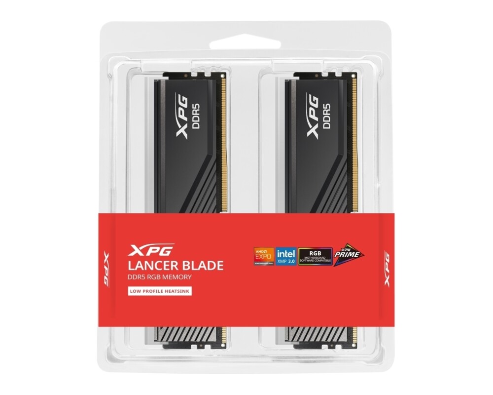 Памет ADATA LANCER BLADE RGB 48GB (2x24GB) DDR5 6400 MHz U-DIMM White 2