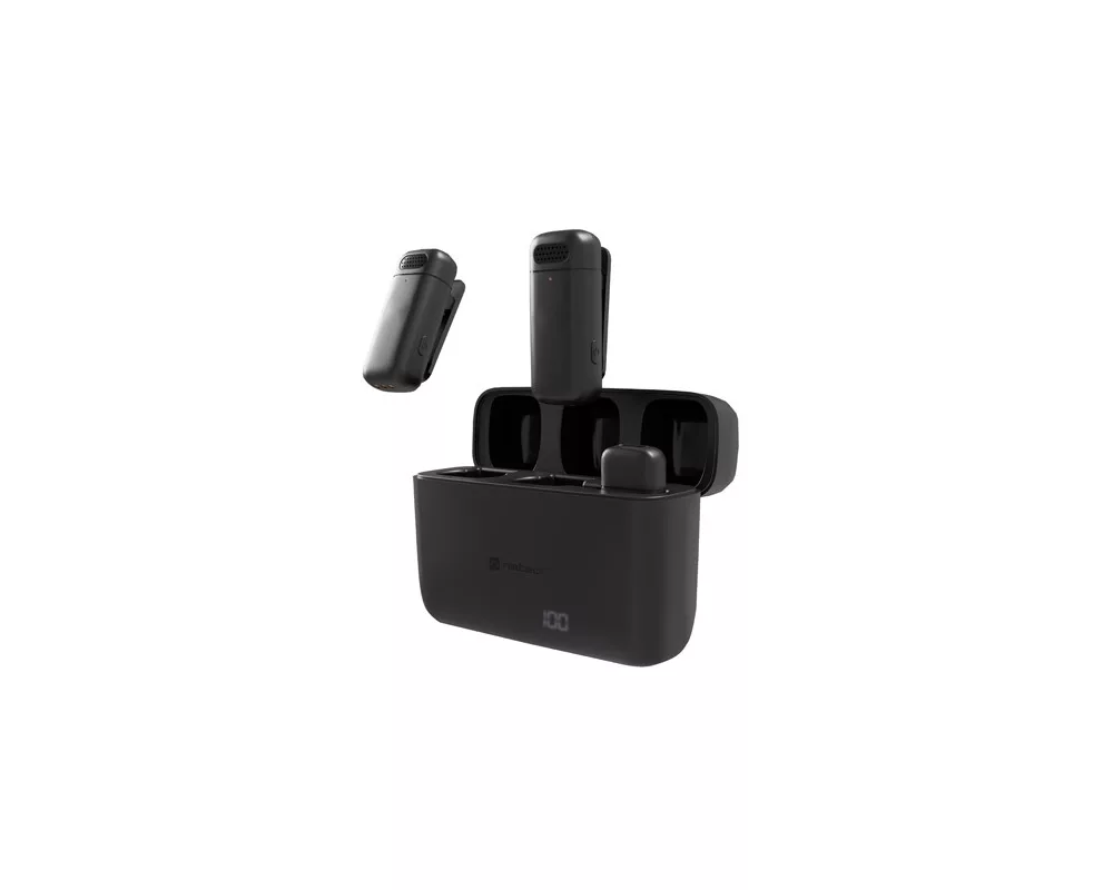 Микрофон Natec microphone Hopper Lavalier Wireless USB C 3