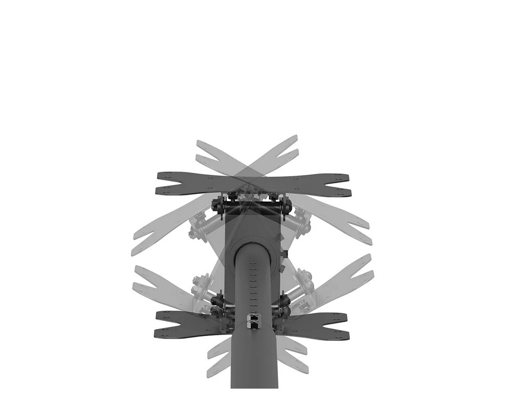 Стойка Neomounts Back-to-Back Screen Ceiling Mount (Height: 106-156 cm) 7