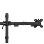 Стойка Neomounts Nero Double Flat Screen Desk Mount (phone holder+Quick-fix clamp/grommet) 10