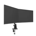Стойка Neomounts Nero Double Flat Screen Desk Mount (phone holder+Quick-fix clamp/grommet) 13