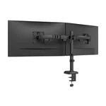 Стойка Neomounts Nero Double Flat Screen Desk Mount (phone holder+Quick-fix clamp/grommet) 4