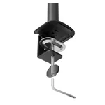 Стойка Neomounts Nero Double Flat Screen Desk Mount (phone holder+Quick-fix clamp/grommet) 5