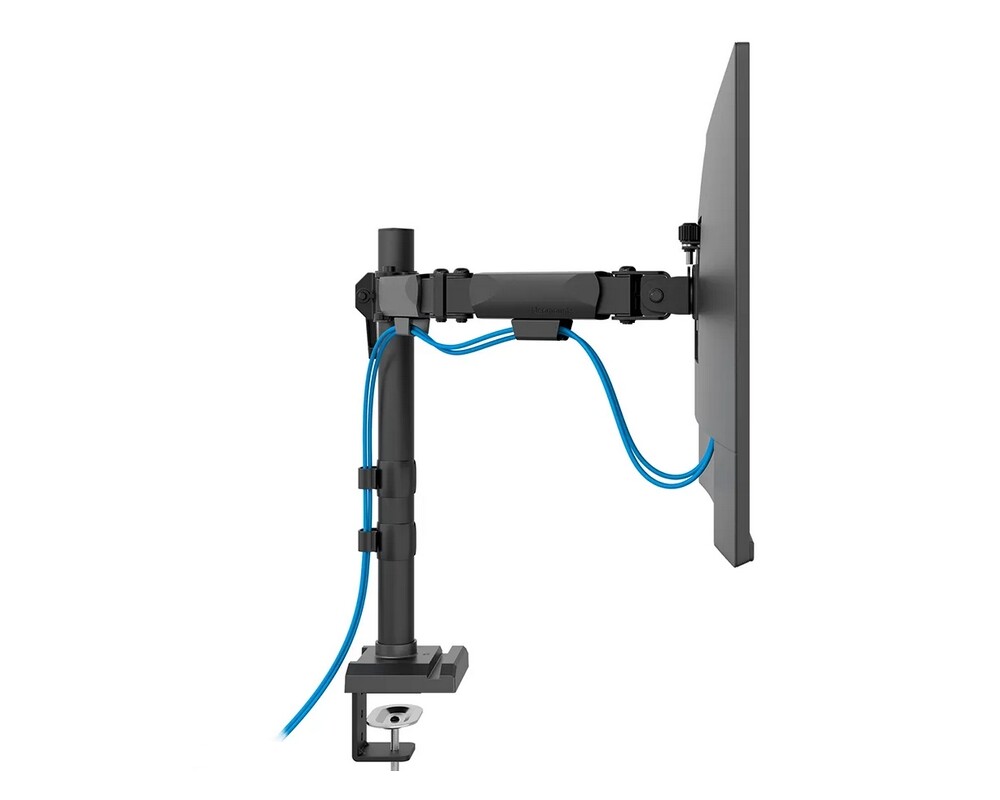 Стойка Neomounts Nero Double Flat Screen Desk Mount (phone holder+Quick-fix clamp/grommet) 12