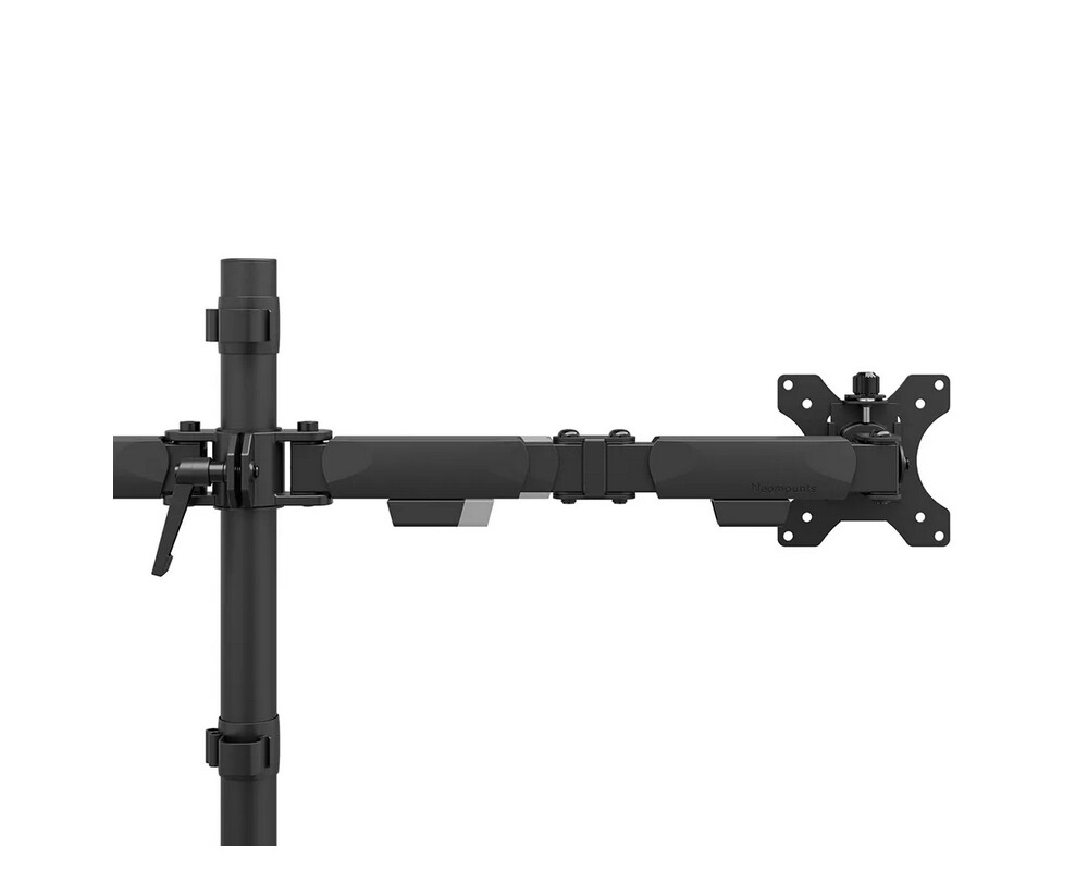 Стойка Neomounts Nero Double Flat Screen Desk Mount (phone holder+Quick-fix clamp/grommet) 10