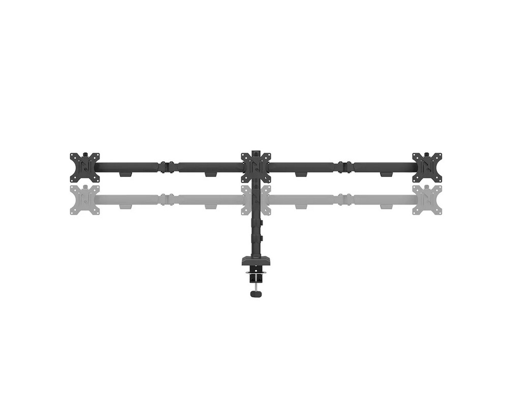 Стойка Neomounts Nero Triple Flat Screen Desk Mount  (phone holder+Quick-fix clamp/grommet) 8