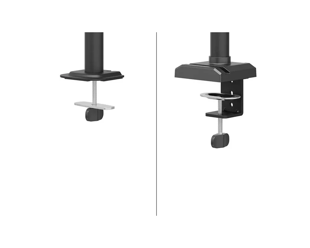 Стойка Neomounts Nero Triple Flat Screen Desk Mount (phone holder+Quick-fix clamp/grommet) 14