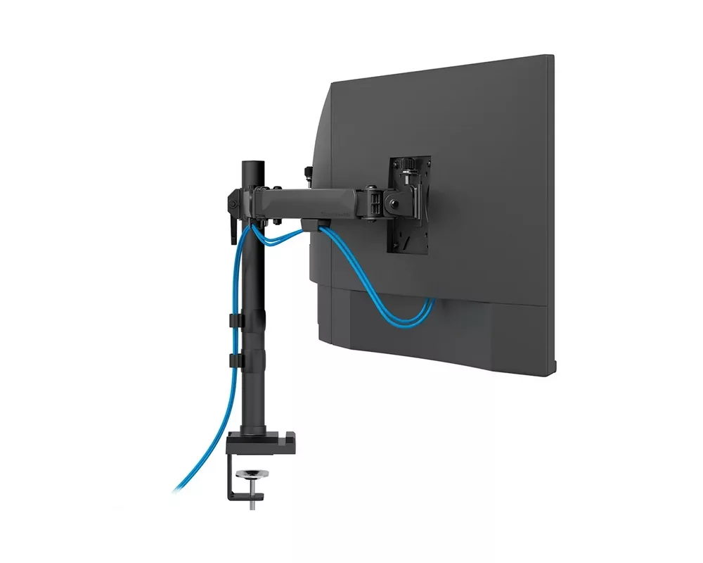 Стойка Neomounts Nero Triple Flat Screen Desk Mount (phone holder+Quick-fix clamp/grommet) 12