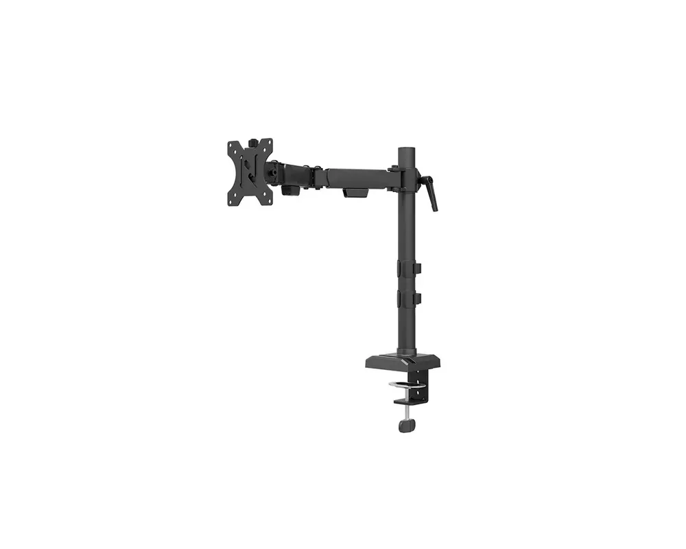 Стойка Neomounts Nero Single Flat Screen Desk Mount (phone holder+Quick-fix clamp/grommet) 2