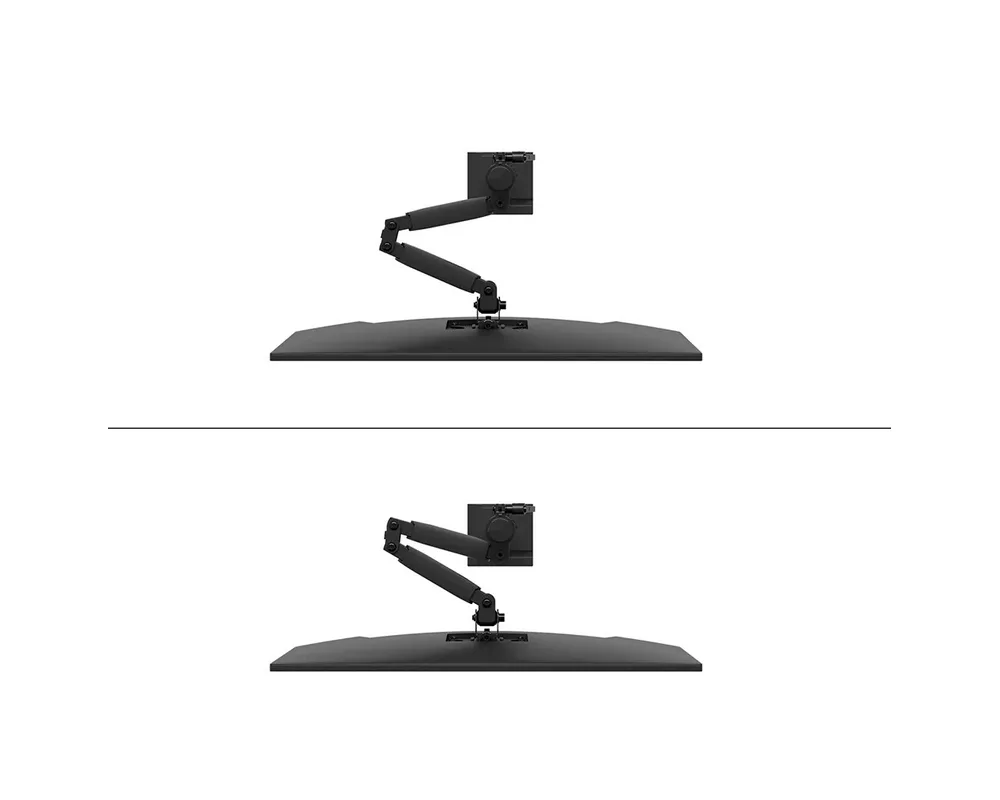 Стойка Neomounts Nero Single Flat Screen Desk Mount (phone holder+Quick-fix clamp/grommet) 7