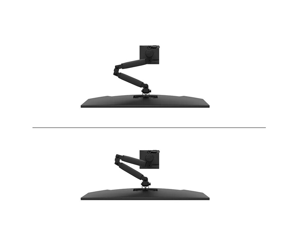 Стойка Neomounts Nero Single Flat Screen Desk Mount (phone holder+Quick-fix clamp/grommet) 7