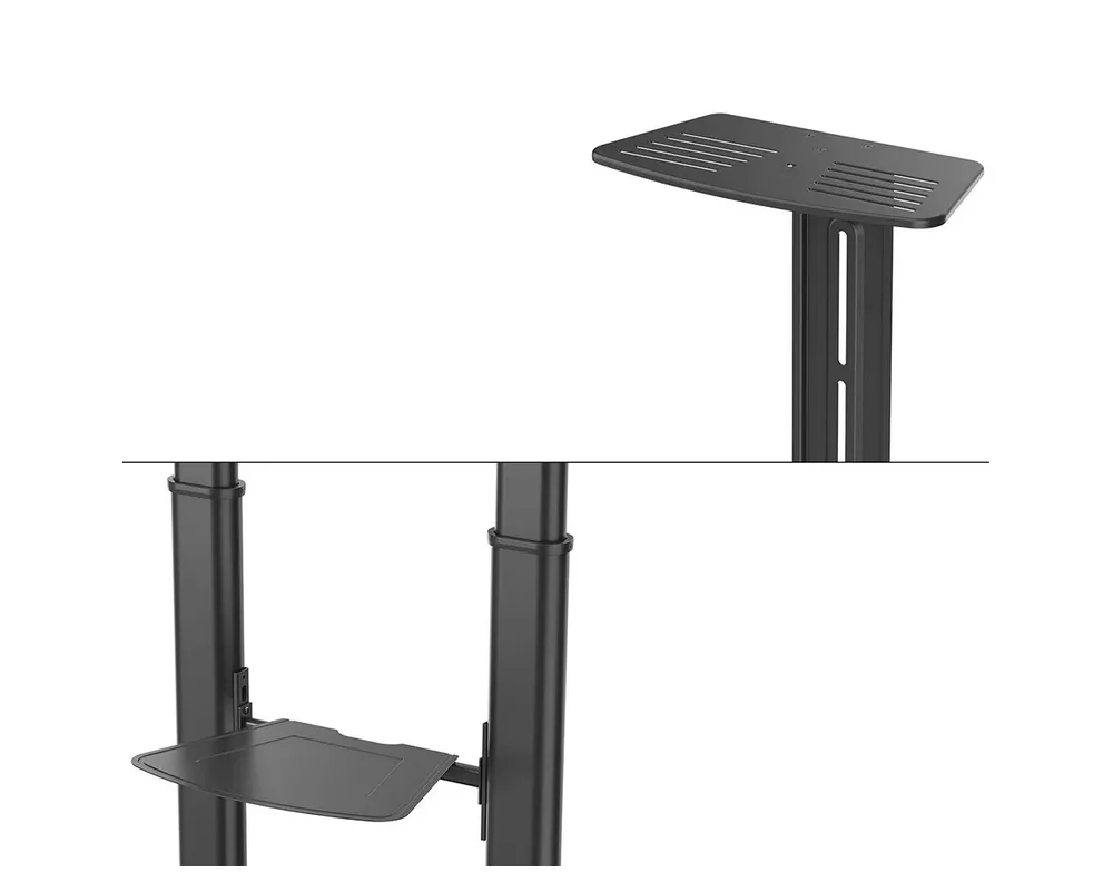 Стойка Neomounts Mobile Flat Screen Floor Stand (height: 128-160 cm) 8