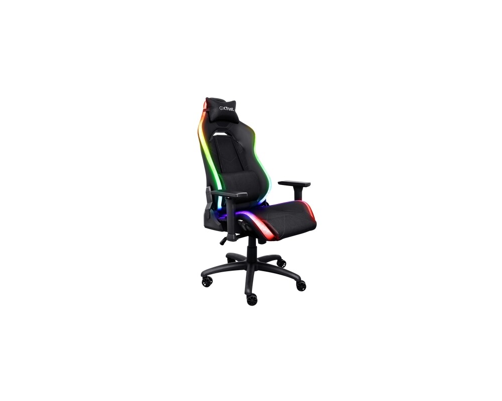 Геймърски стол TRUST GXT719 Ruya RGB Gaming Chair Black