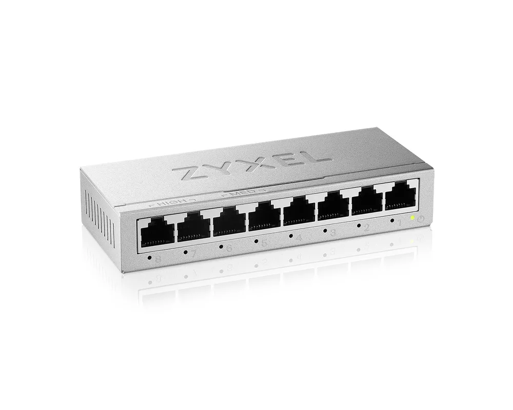 Switch (Комутатор) Zyxel GS-108B V5 8-Port MINI Desktop Gigabit Ethernet Switch 3