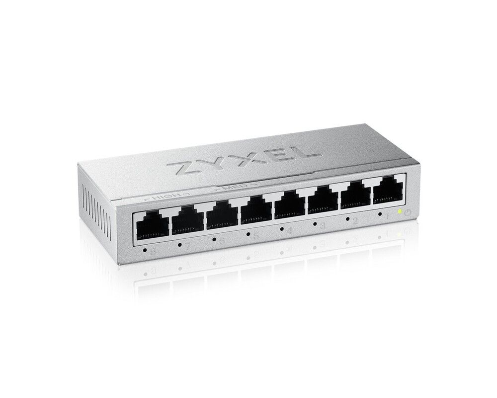 Switch (Комутатор) Zyxel GS-108B V5 8-Port MINI Desktop Gigabit Ethernet Switch 3