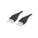 <span>Кабел</span> Lanberg USB-A M/M 2.0 cable 1.8m black <span class='catalog-num-in-name'>CA-USBA-20CU-0018-BK</span> - 