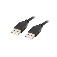  Lanberg USB-A M/M 2.0 cable 1.8m black 808874 CA-USBA-20CU-0018-BK на топ цена - PIC.bg