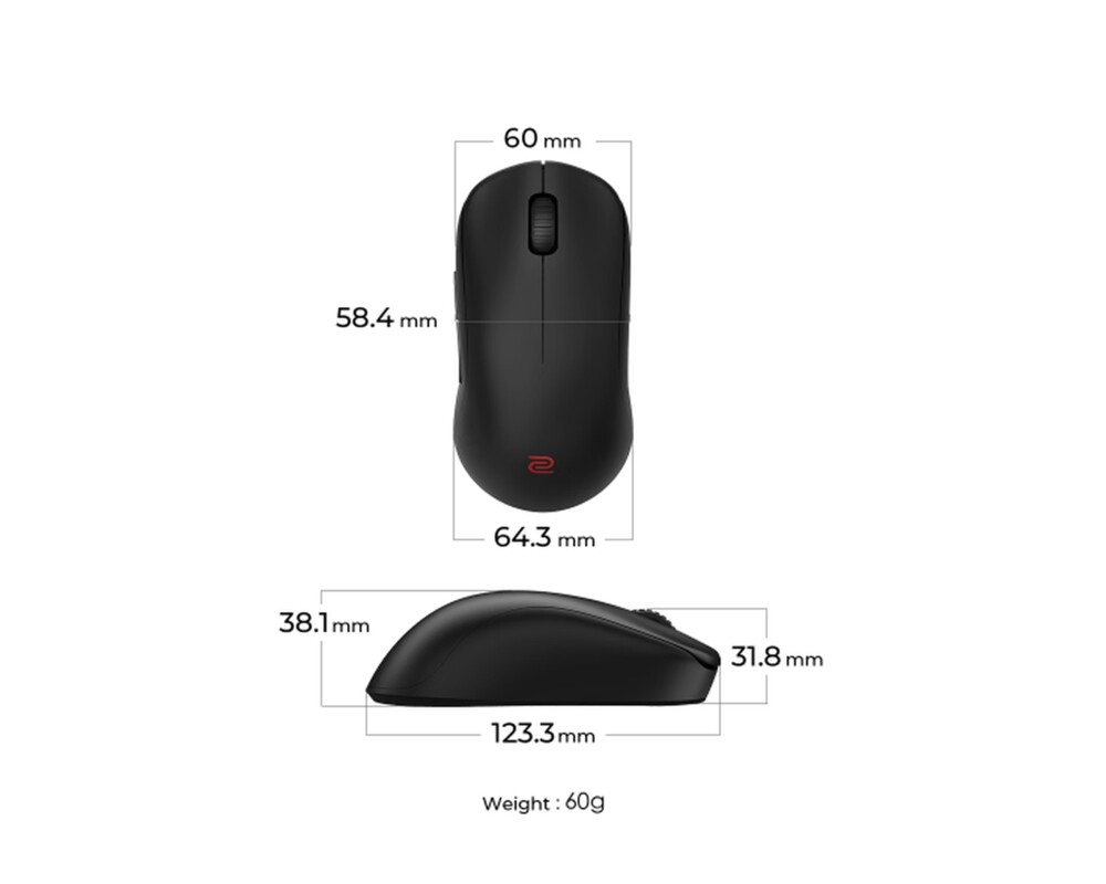 Мишка BenQ ZOWIE U2-DW 4K Wireless Mouse for Esports 2