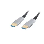 <span>Кабел</span> Lanberg HDMI M/M v2.0 cable 10m optical black aoc <span class='catalog-num-in-name'>CA-HDMI-20FB-0100-BK</span> - 