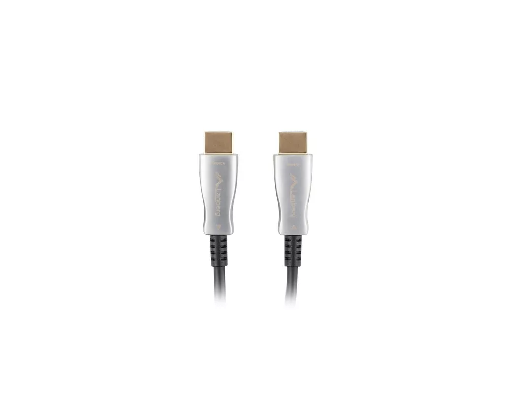Кабел Lanberg HDMI M/M v2.0 cable 20m optical black aoc 2