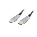 <span>Кабел</span> Lanberg HDMI M/M v2.0 cable 100m optical black aoc <span class='catalog-num-in-name'>CA-HDMI-20FB-1000-BK</span> - 